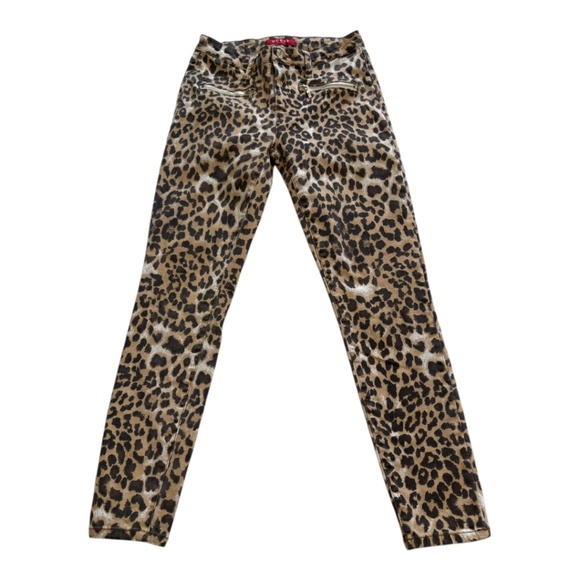 Guess | Women’s Animal Print Skinny Leg Jeans - Size 26 - Picture 1 of 13